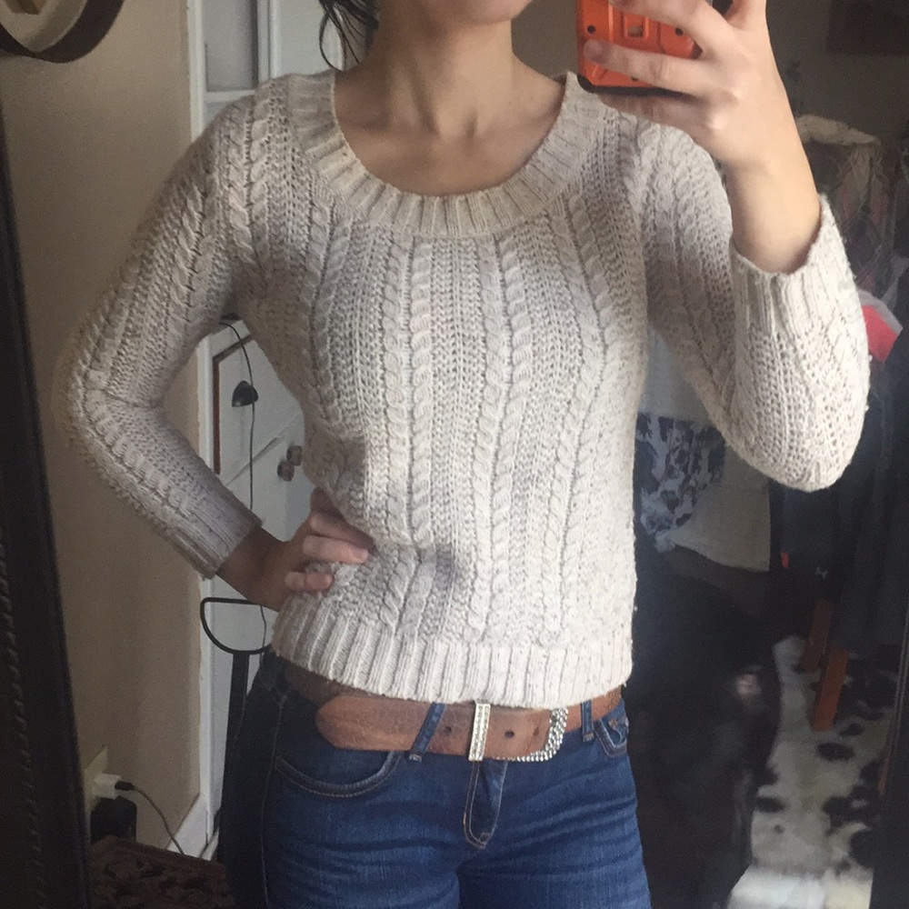 . Cozy sweater!